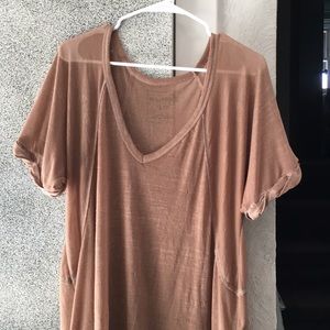 Free People Oversized Tee